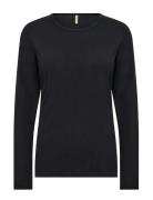 Sc-Mignon Tops T-shirts & Tops Long-sleeved Black Soyaconcept