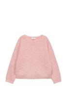 Vmwendy Ls Boatneck Short Pullover Girl Tops Knitwear Pullovers Pink V...