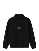 Nkmbrody Ls Nreg Sweat Zip Bru Noos Tops Sweat-shirts & Hoodies Sweat-...