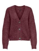 Carzoey L/S Cardigan Knt Noos Tops Knitwear Cardigans Burgundy ONLY Ca...