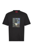 Dabolos Tops T-shirts Short-sleeved Black HUGO