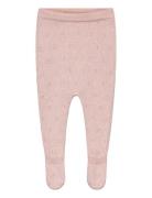 Knitted Leggings Bottoms Leggings Pink Mango