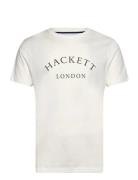 Heritage Ess Tee Tops T-shirts Short-sleeved White Hackett London