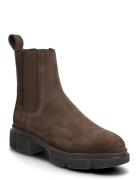 Cph570 Vitello Teddy Black Shoes Chelsea Boots Brown Copenhagen Studio...