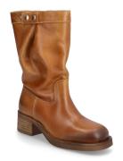 Thera Korkeavartiset Saapikkaat Brown Pavement