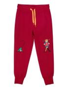 Pippi Collegebyxa Bottoms Sweatpants Red Pippi Langstrømpe