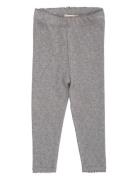 Pointelle Heart Leggings Bottoms Leggings Grey Copenhagen Colors