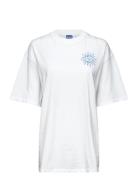 Over _Tee_B_5 Tops T-shirts & Tops Short-sleeved White HUGO BLUE