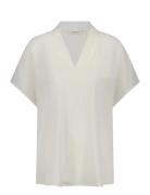 Blouse 1/2 Sleeve Tops Blouses Short-sleeved White Gerry Weber