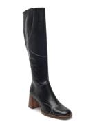 Long Boots Korkeavartiset Saapikkaat Black Billi Bi