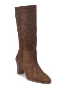 Booties Korkeavartiset Saapikkaat Brown Billi Bi