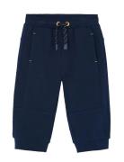 Fleece Trousers Basic Bottoms Sweatpants Navy Boboli