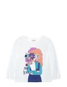Knit T-Shirt Tops T-shirts Long-sleeved T-shirts White Boboli