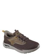 Men Arch Fit Crosser Matalavartiset Sneakerit Tennarit Brown Skechers