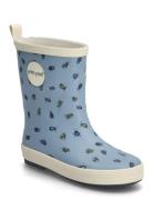 Gumboots? Aop Shoes Rubberboots High Rubberboots Blue Pom Pom