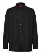 Eskil Tops Shirts Long-sleeved Navy HUGO