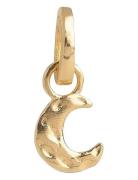 Charm, Dreamy Moon Kaulakoru Riipukset Gold Enamel Copenhagen