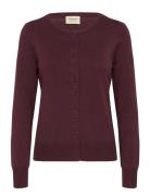 Frzubasic 60 Cardigan Tops Knitwear Cardigans Burgundy Fransa