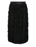 Yasdio Hw Midi Skirt Polvipituinen Hame Black YAS