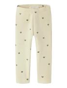 Nmftavina Sweat Fleece Legging Bru Noos Bottoms Leggings Cream Name It