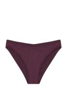 Soft Touch Veil High-Leg Briefs Alushousut Brief Tangat Burgundy Organ...