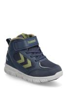 X-Light 2.0 Mid Tex Jr Nauhalliset Talvikengät Navy Hummel