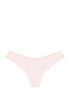 Flex Lace Thong Stringit Alusvaatteet Pink Organic Basics