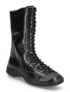 Sky Shoes Boots Ankle Boots Laced Boots Black VAGABOND