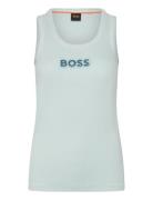 C_Ematite2_St Badg Tops T-shirts & Tops Sleeveless Blue BOSS
