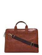 Gustav Mighty Tietok Laukku Läppärilaukku Laukku Brown Saddler