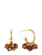 Palma Mini Hoop Accessories Jewellery Earrings Hoops Gold By Jolima