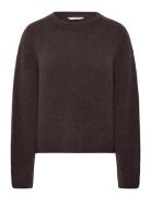 Kae Knit Tops Knitwear Jumpers Brown Noella