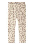 Nmfdavina Sweat Fleece Legging Bru Noos Bottoms Leggings Cream Name It