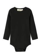 Plain Body Ls Bodies Long-sleeved Black MarMar Copenhagen