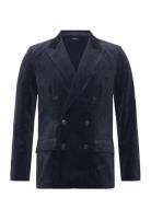Double-Breasted Corduroy Blazer Blazers Double Breasted Blazers Navy L...