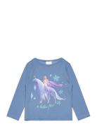 Tshirt Tops T-shirts Long-sleeved T-shirts Blue Frost