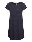 Nightdress Big Tee Aop Dots Yöpaita Blue Lindex