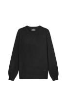 Super Wool Karsten Knit Tops Knitwear Round Necks Black Mads Nørgaard