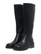 Onlbutter-4 Knee High Boot Korkeavartiset Saapikkaat Black ONLY