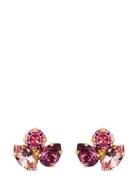 Ana Earrings Gold Accessories Jewellery Earrings Studs Pink Caroline S...