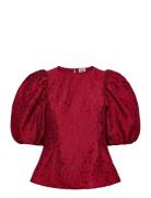 Ylja Blouse Tops Blouses Short-sleeved Red Twist & Tango