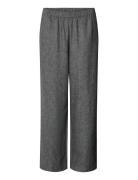 Bella Pants - Wool Bottoms Trousers Wide Leg Grey STUDIO FEDER