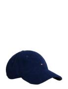 Th Flag 6 Panel Cord Cap Accessories Headwear Caps Navy Tommy Hilfiger