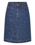 Tnprima Denim Skirt Bottoms Shorts Blue The New