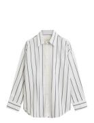 Os Classic Poplin Striped Shirt Tops Shirts Long-sleeved Blue GANT
