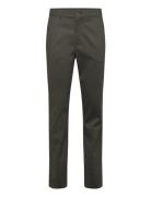 Slim Sateen Chino Trouser Bottoms Trousers Chinos Brown Calvin Klein
