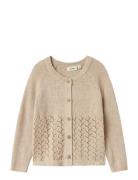 Nmfolga Ls Knit Card Lil Tops Knitwear Cardigans Cream Lil'Atelier