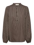 Fqjolie-Blouse Tops Shirts Long-sleeved Brown FREE/QUENT