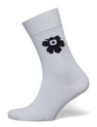 Kasvaa Unikko Lingerie Socks Regular Socks White Marimekko