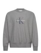 Ls Premium Terry Monologo Cn Swt Tops Sweat-shirts & Hoodies Sweat-shi...